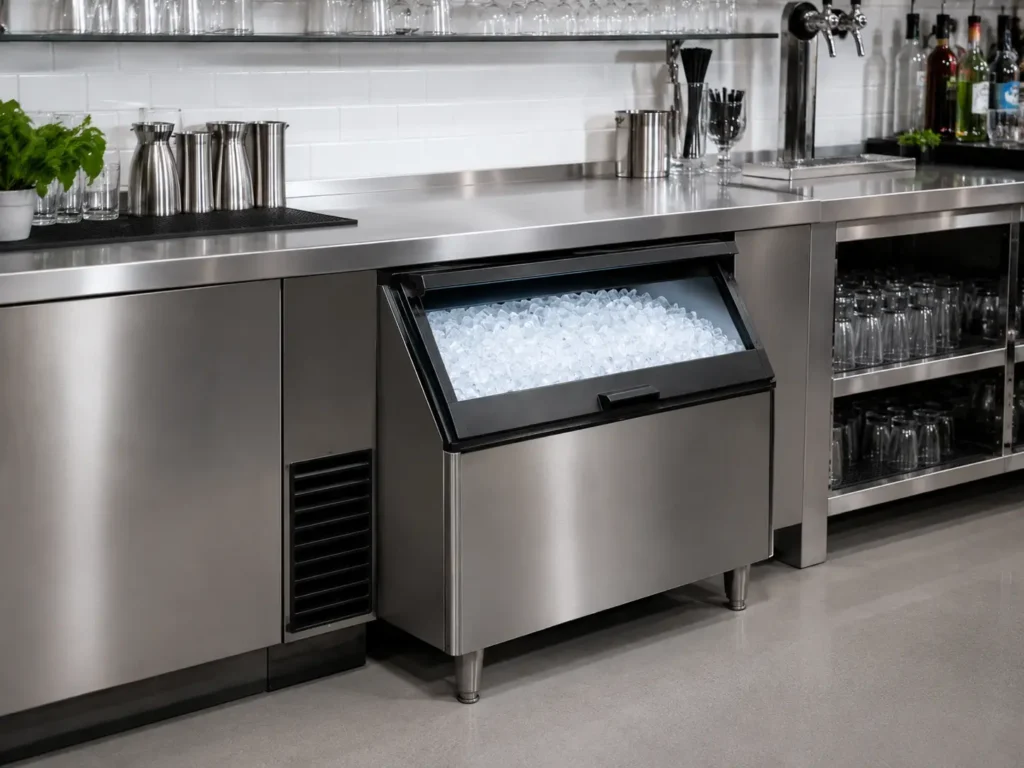 Commercial ice machine cleaning and maintenance